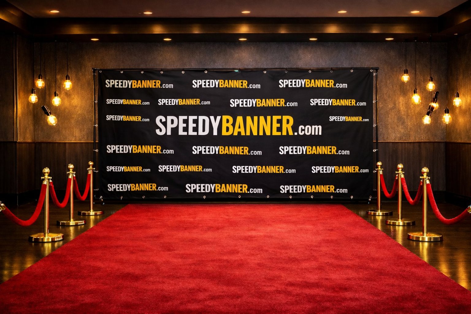 SpeedyBanner Step-and-Repeat Red Carpet