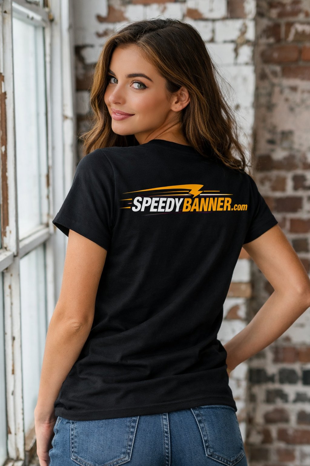 Custom T-Shirts Black Back